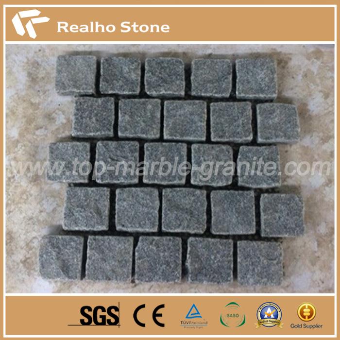 Black Granite Mesh Paving Stone