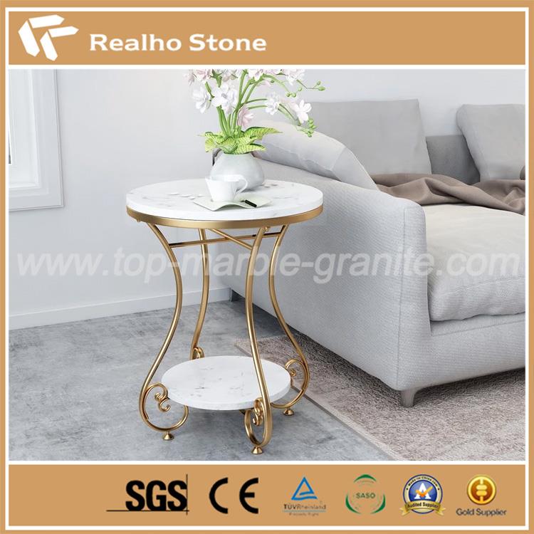round marble top