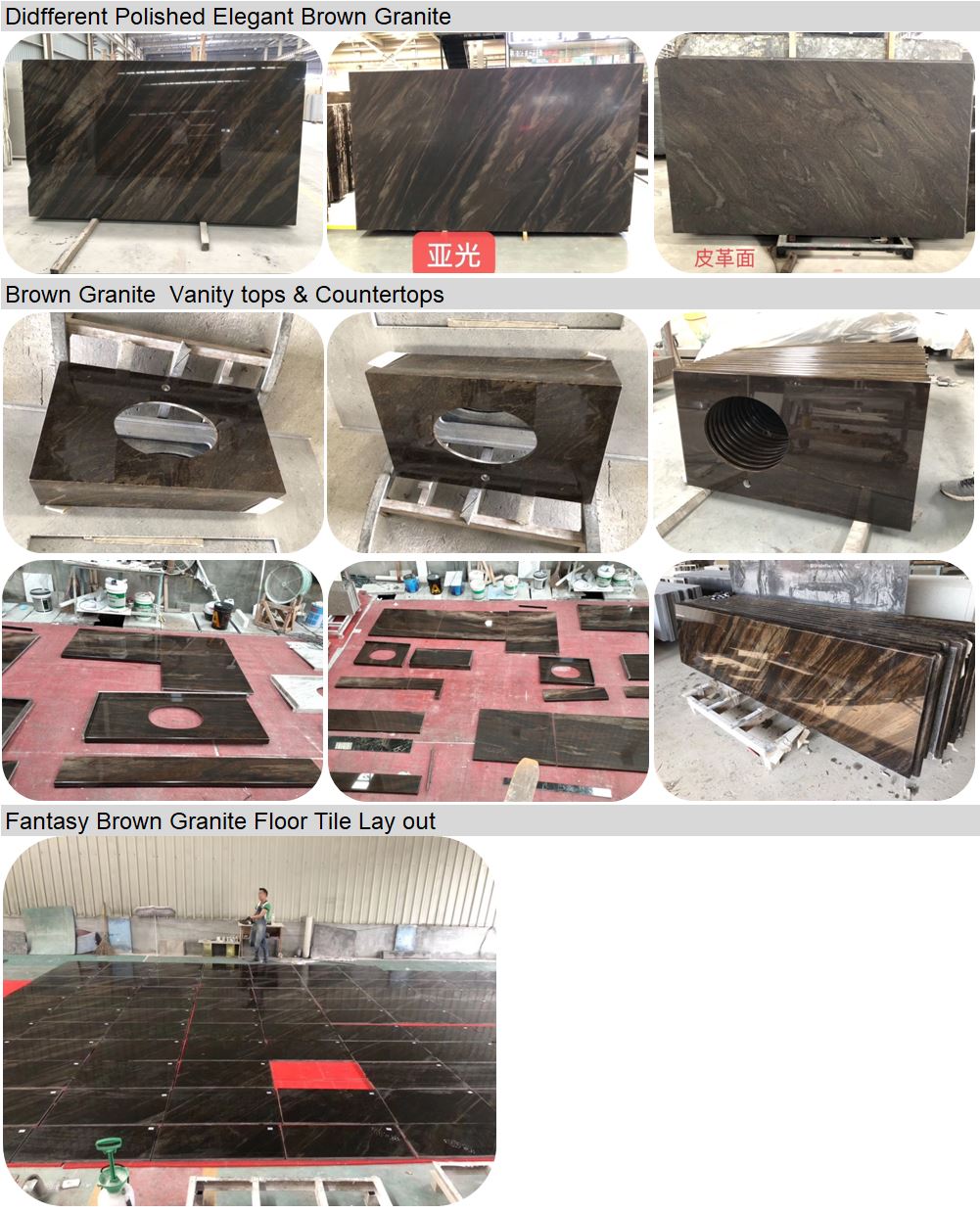 fantasy brown granite countertop