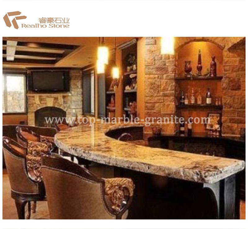 Yellow Granite Bar Tops