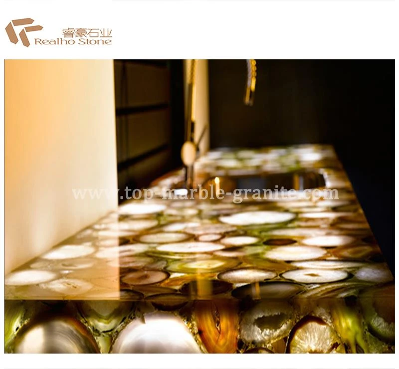 Natural agate transparent bar