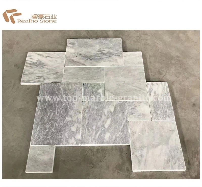 white marble with French cut