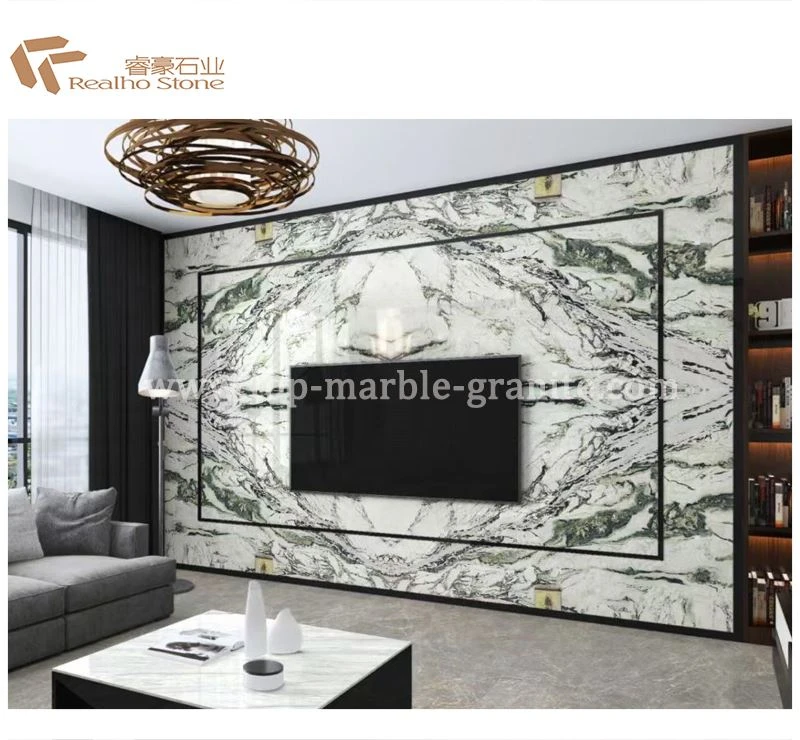 white marble with green veins