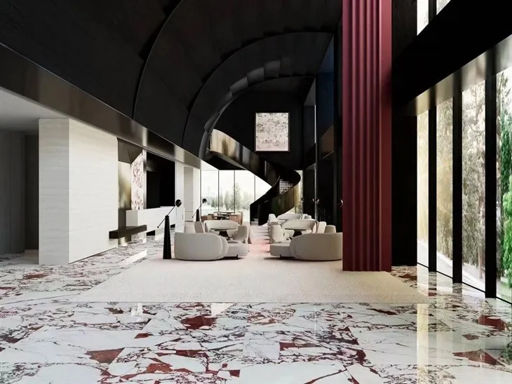 calacatta floor tile