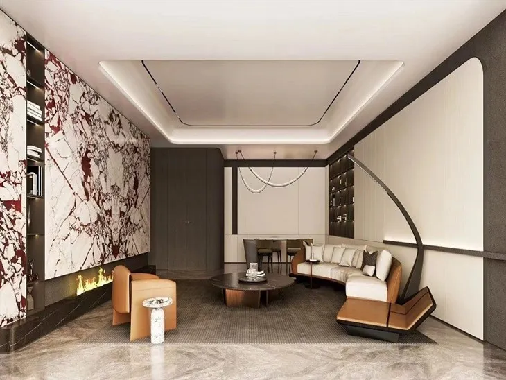 calacatta marble wall