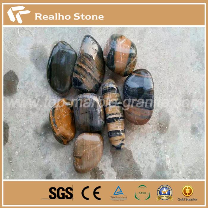 Mixed Natural Pebble Stone For Flooring