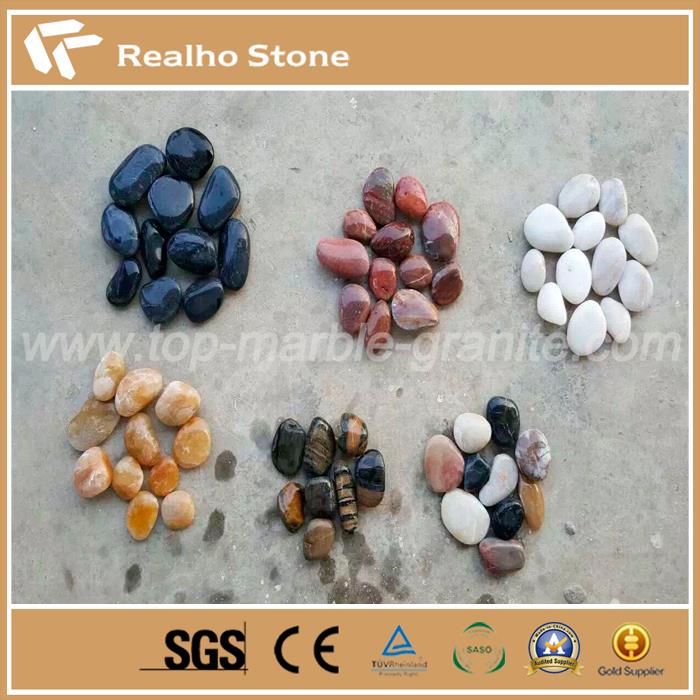 Mixed Natural Pebble Stone For Flooring