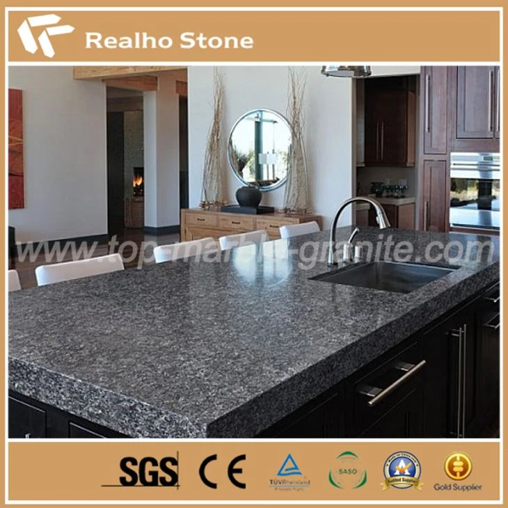 Grey Colour Granite Tops Steel Gray Granite for Kitchen and Bathroom