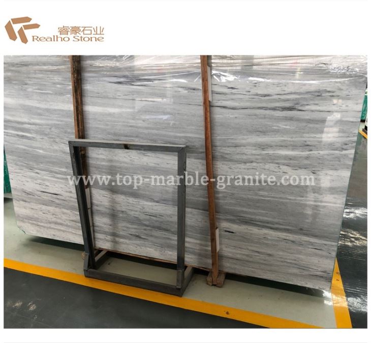Ash Light Grey/Gray Marble Slabs for Cut-to-Sizes Tiles