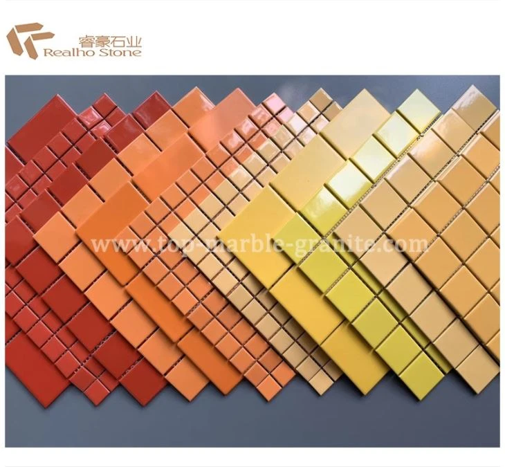 Yellow Ceramic Mosaic Tiles