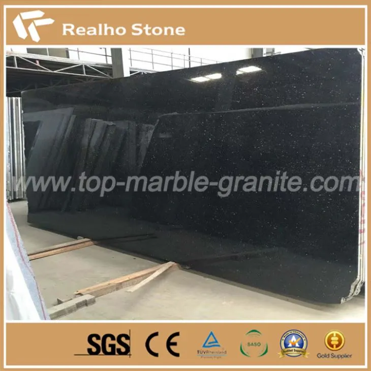 Indian Black Galaxy Granite Countertop