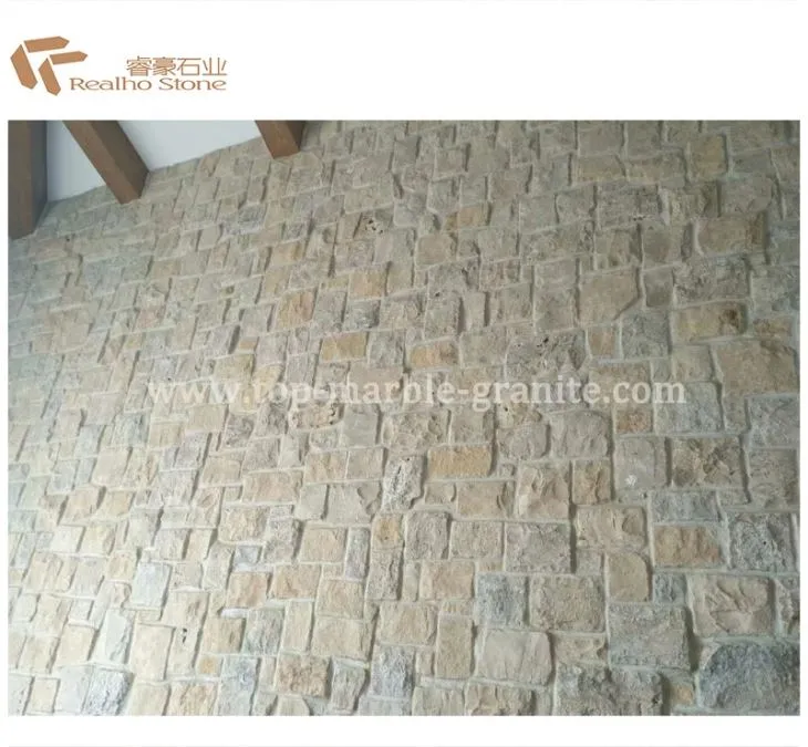 beige limestone wall facades