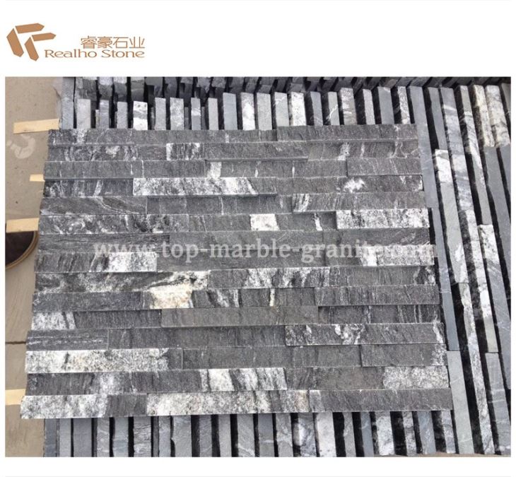 G398 Royal Ballet Cosmic Black Granite Panel Tiles