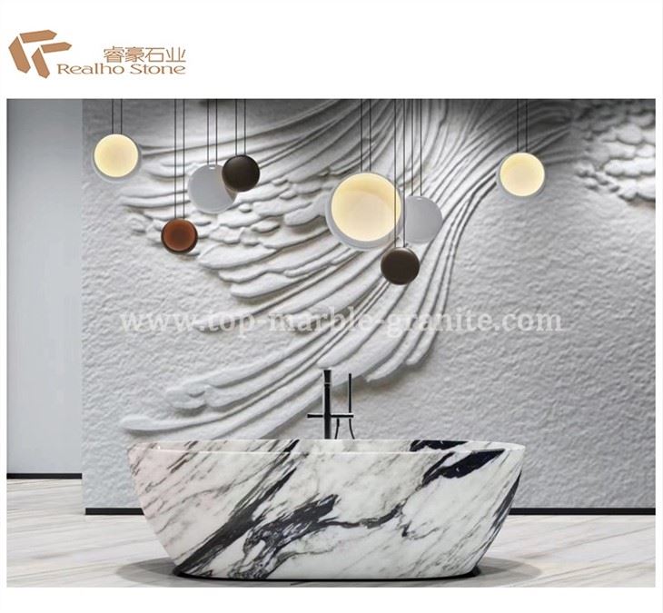 italian milky white marble