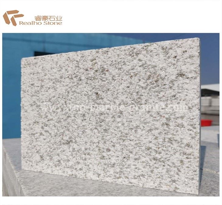 Flamed Pearl White Granite
