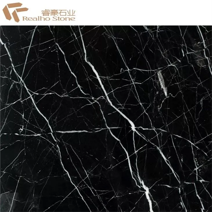 Black White Marble For Background Floor Wall
