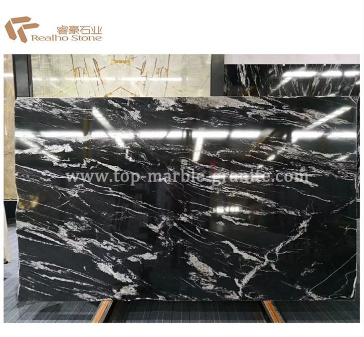 snowfall granite slab