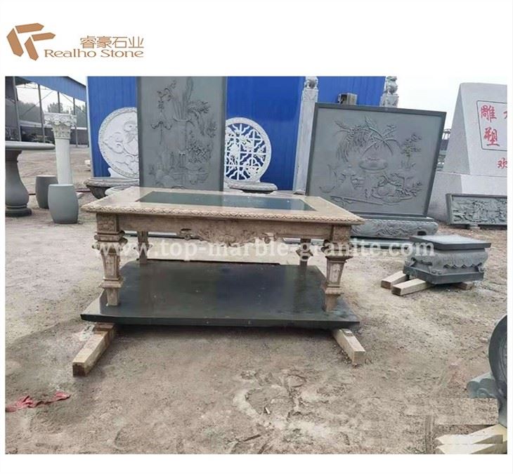 natural stone tea table