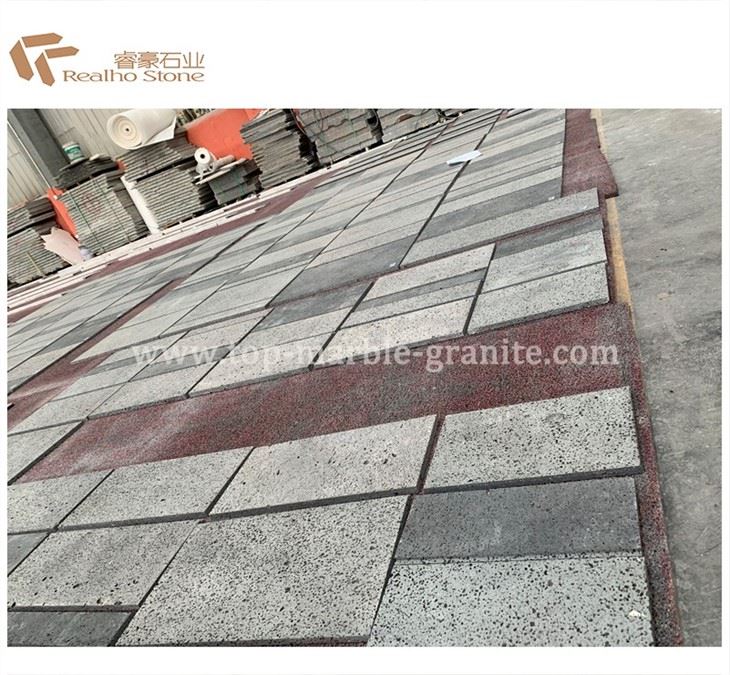 Lava stone tiles