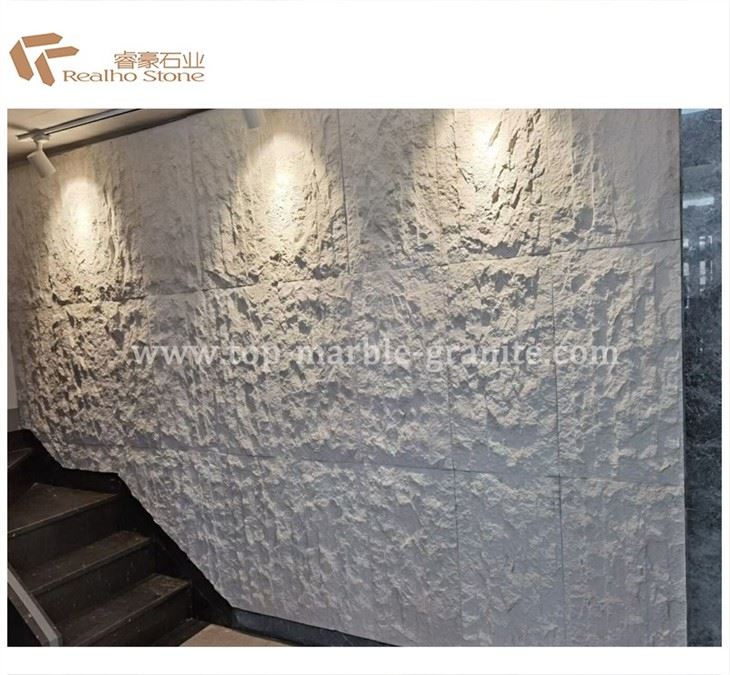 white limestone wall tiles