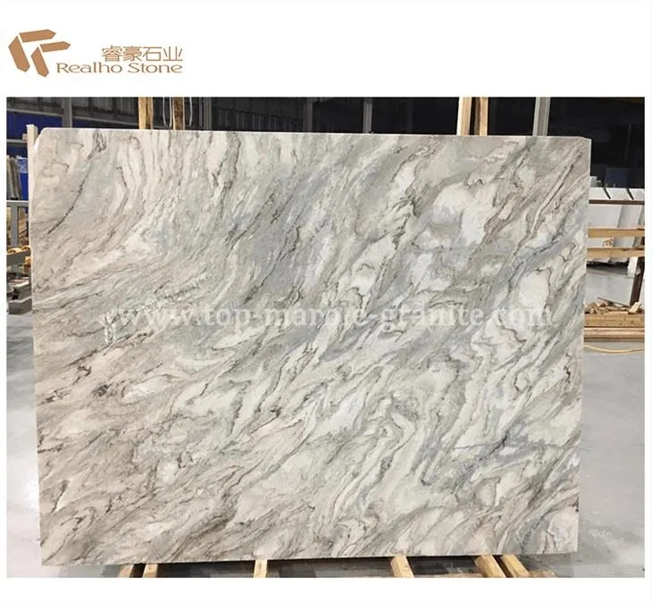 Brown Sands Marble Slab Polished