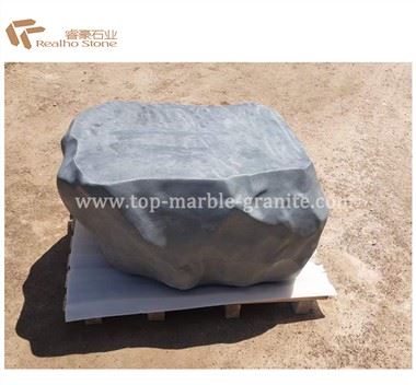 ديكور الصخور المناظر الطبيعية الحجر المصقول للحديقة